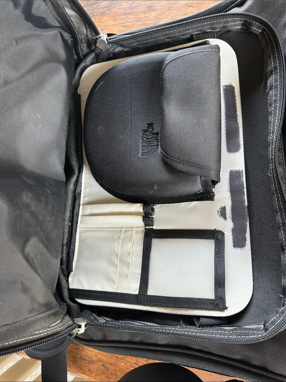 The North Face Gray Messenger/Laptop  Bag with Black Strap